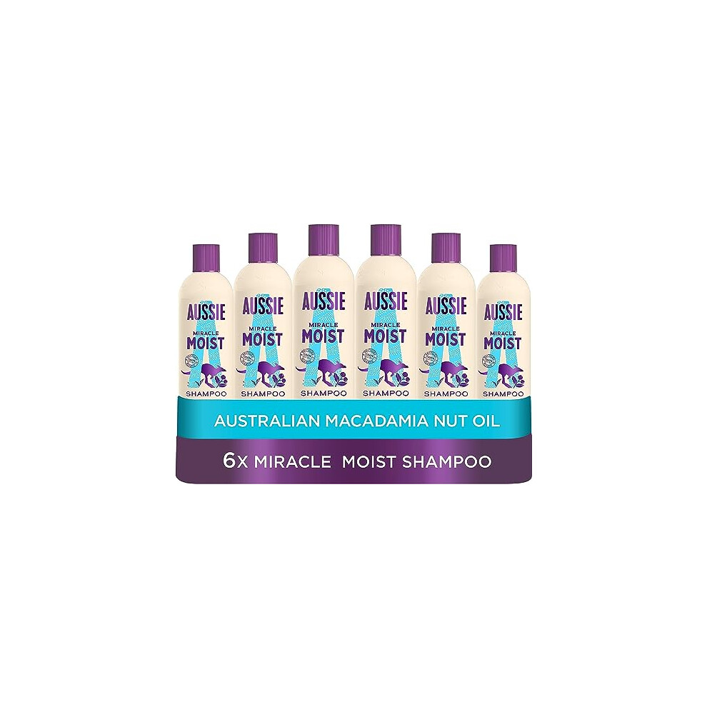 Shampoo 250ml Miracle Moist Pack of 6 cruelty-free