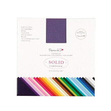 Docrafts 6 x 6-Inch Solid Premium Cardstock Colossal Capsule (Pack of 75)