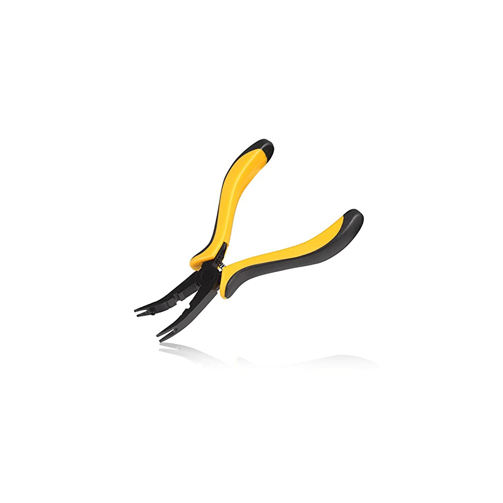 Micro Rc Car Ball Link Pliers 5 Inch Ball Link Clamp Plier Ball Curved Tip Bent Head Airplane Car Repair Tool For Rc Vehicles Rc Helicopter Airplane 727431184542