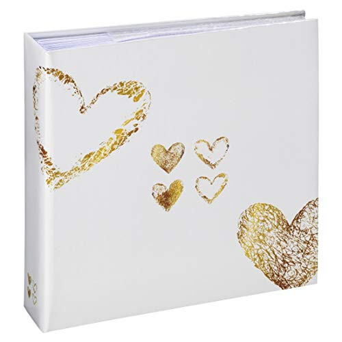 Lazise Memo Album for 200 photos (10 x 15cm) | Gold | 100 Sheets | 225mm x 220mm