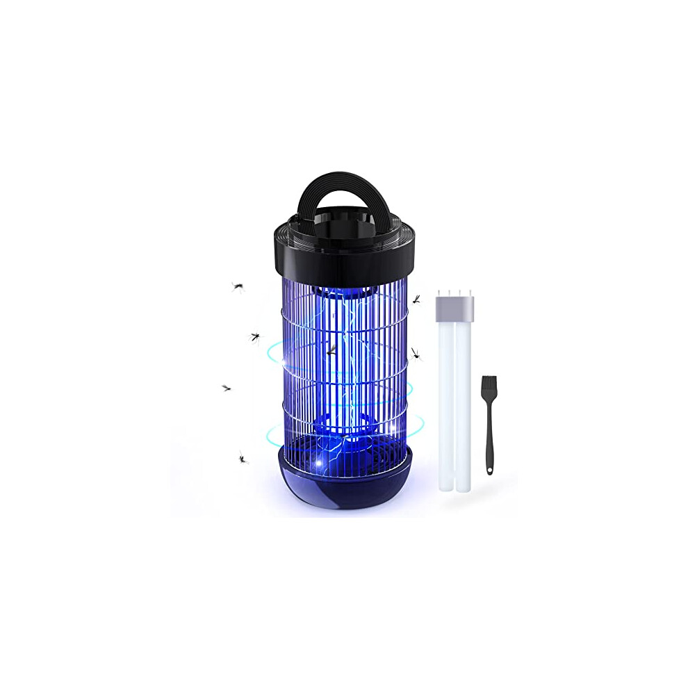 Fly Zapper, 4000V Fly Killer for Garden, 18W Mosquito Killer Lamp, Bug Zapper With Replaceable Bulb, UV Light Waterproof Fly Trap, Wall-Mounted