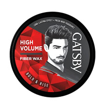 Gatsby Styling Fiber Haarwax - Bold & Rise 75G | Hoge Volume, Natuurlijke Finish, Sterke Houding, Gemakkelijk Te Wassen