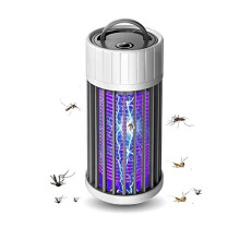 Mosquito Killer Lamp USB Bug Zapper - 360 UV Light, Indoor/Outdoor Insect Trap with Hanging Ring, Quiet & Eco-friendly