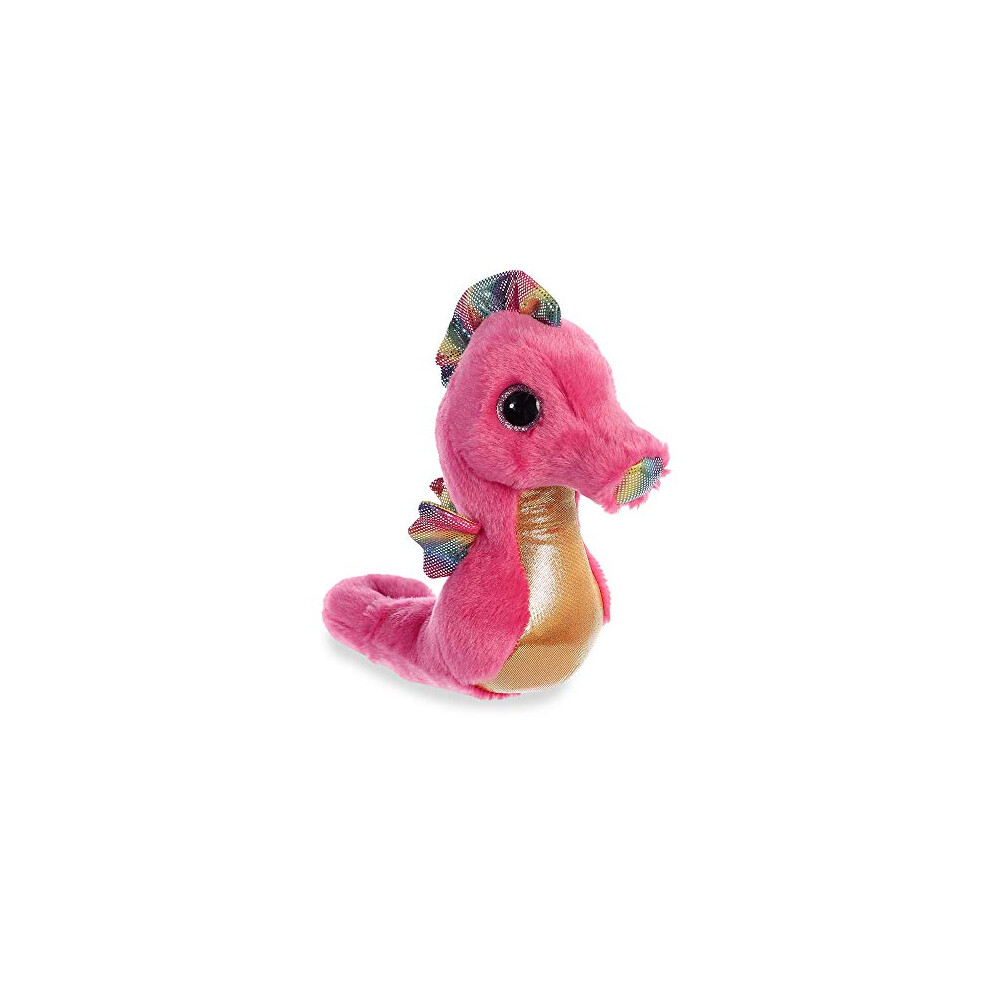 Aurora, 61028, Sparkle Tales, Reef Sea Horse, 7In, Soft Toy, Pink