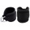 Double D-ring Ankle Cuff Straps Adjustable Leg Weight Wrist Belt for Cable Machine Attachment, 1Pair (Black) 4