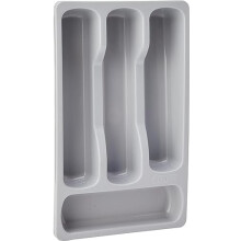 228006 Cutlery Tray Small Gray Plastic 33 x 20 x 6 cm