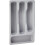Curver Range-couverts - Curver - 4 Compartiments - 33x20x6 cm - Gris - Polypropylène 1
