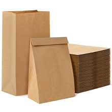 Paper Bags, Paper Sandwich Bags,Brown Paper Bags,Paper Bags for Food,Gift Bags Small(100pcs,11x6x20cm)