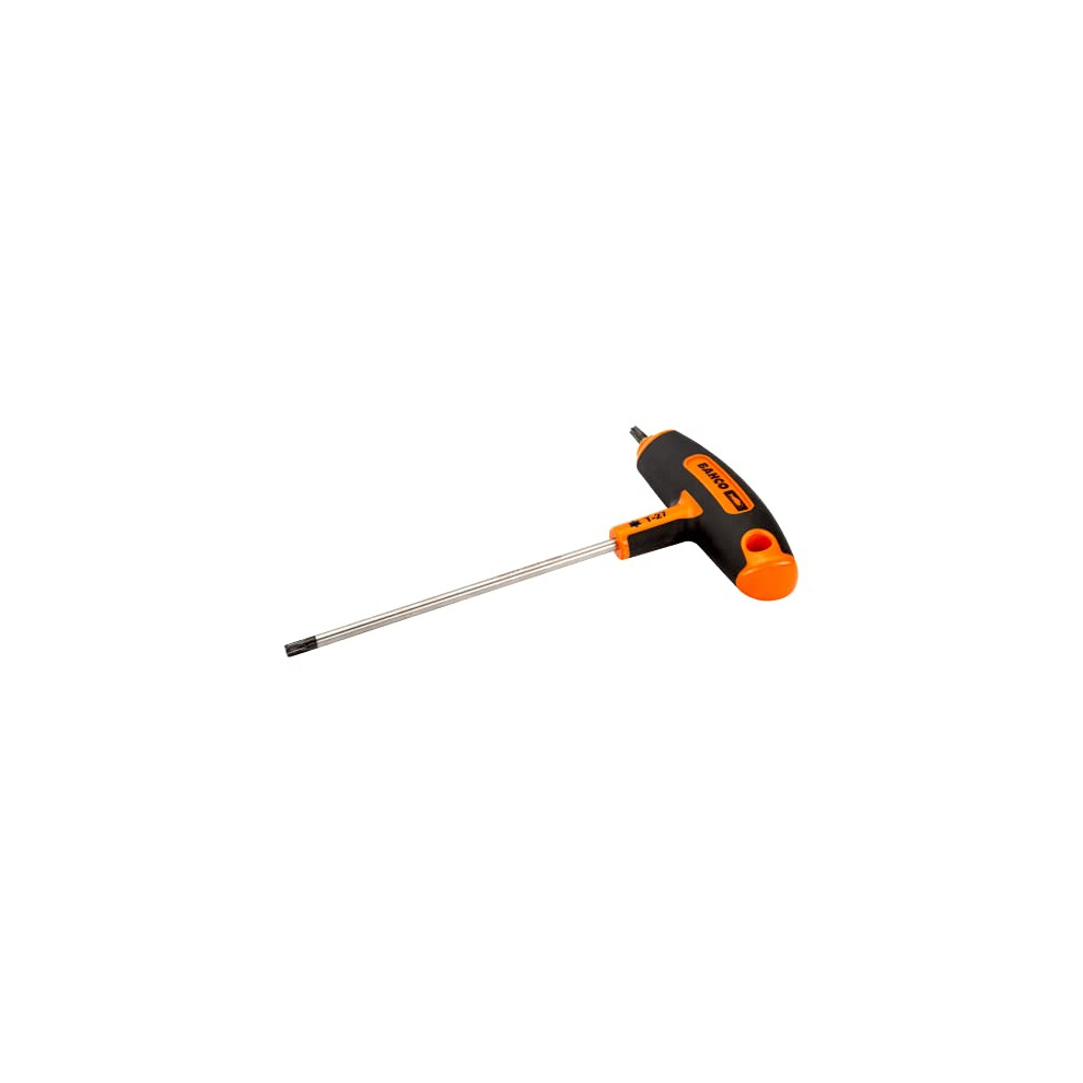 901T-027-150 Screwdriver with T-Handle for Torx-27, Black/Silver/Orange, 196 mm