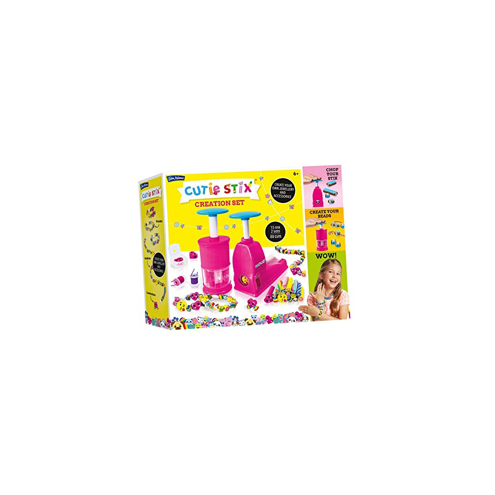 John Adams | Cutie Stix Creation Set: Create Your Own Jewellery And Accessories! | Arts & Crafts | Ages 6+