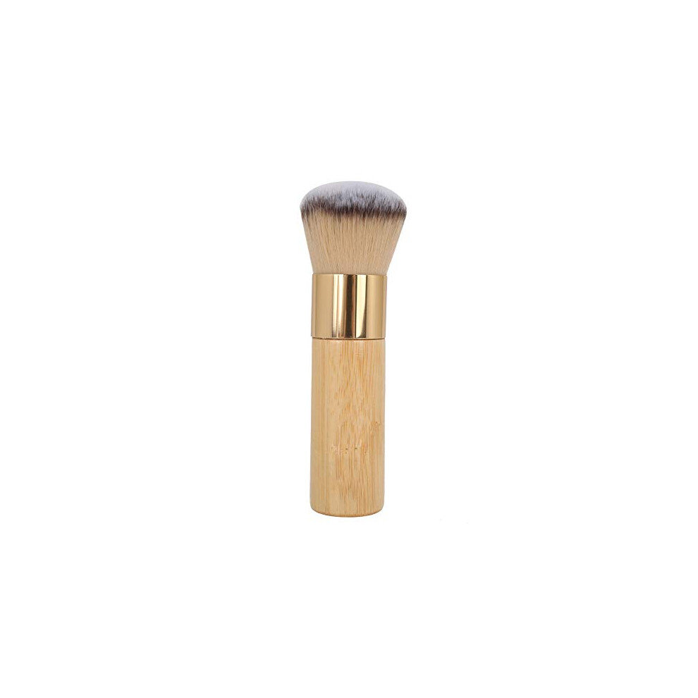 Blush Brush, Bamboo Makeup Loose Powder Makeup Brush Set Brush,Cosmetic Applying For WetâDry Cosmetic Tool