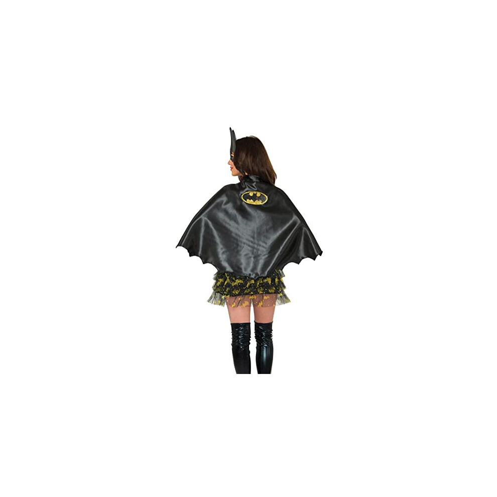 Rubies Dc Comics Batgirl Costume Cape Adult One Size Black