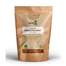 Nature's Root Organic Psyllium Husk Powder - Non-GMO | Natural Source of Soluble Fibre | Fine Milled in India | High Nutritional Value | Resealable