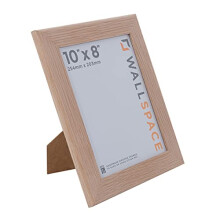 Wide 10x8 Oak Frame | Light Oak 10x8 Photo Frame | 10 x 8 inch Oak Photo Frame | SOLID OAK Picture Frames 8x10 | Wooden 8x10 Photo Frame with REAL