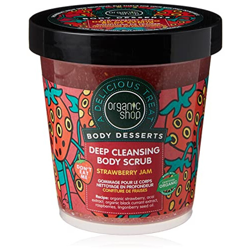 Organic Shop Körperpeeling Erdbeermarmelade 450ml
