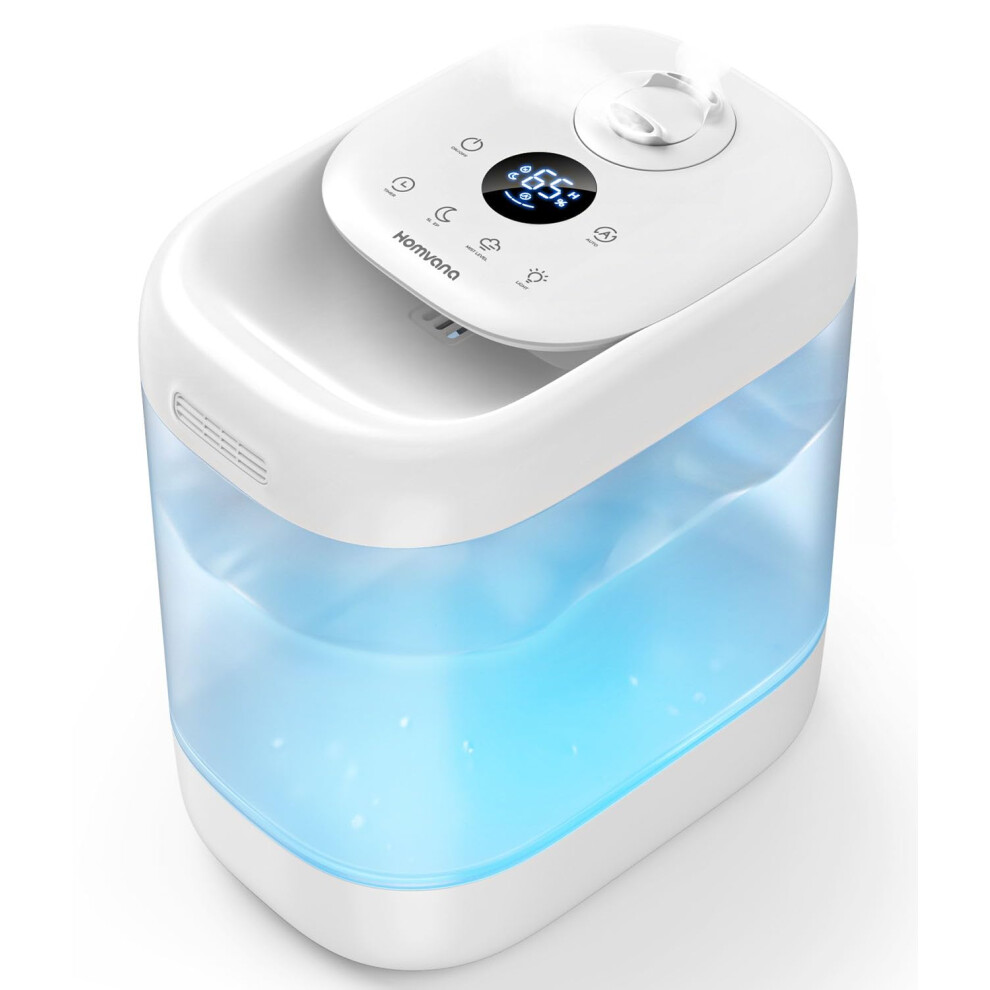 5L Cool Mist Humidifiers, Quiet Ultrasonic Humidifier, Aroma Diffuser with 7 Colored Mood Light-40H Runtime, Essential Air Oil Diffusers for Baby