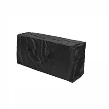 Black Garden Furniture Cushion Storage Bag Outdoor Waterproof Storage Bags for Garden Cushions with sturdy Handles 122 * 39 * 55cm (252g)