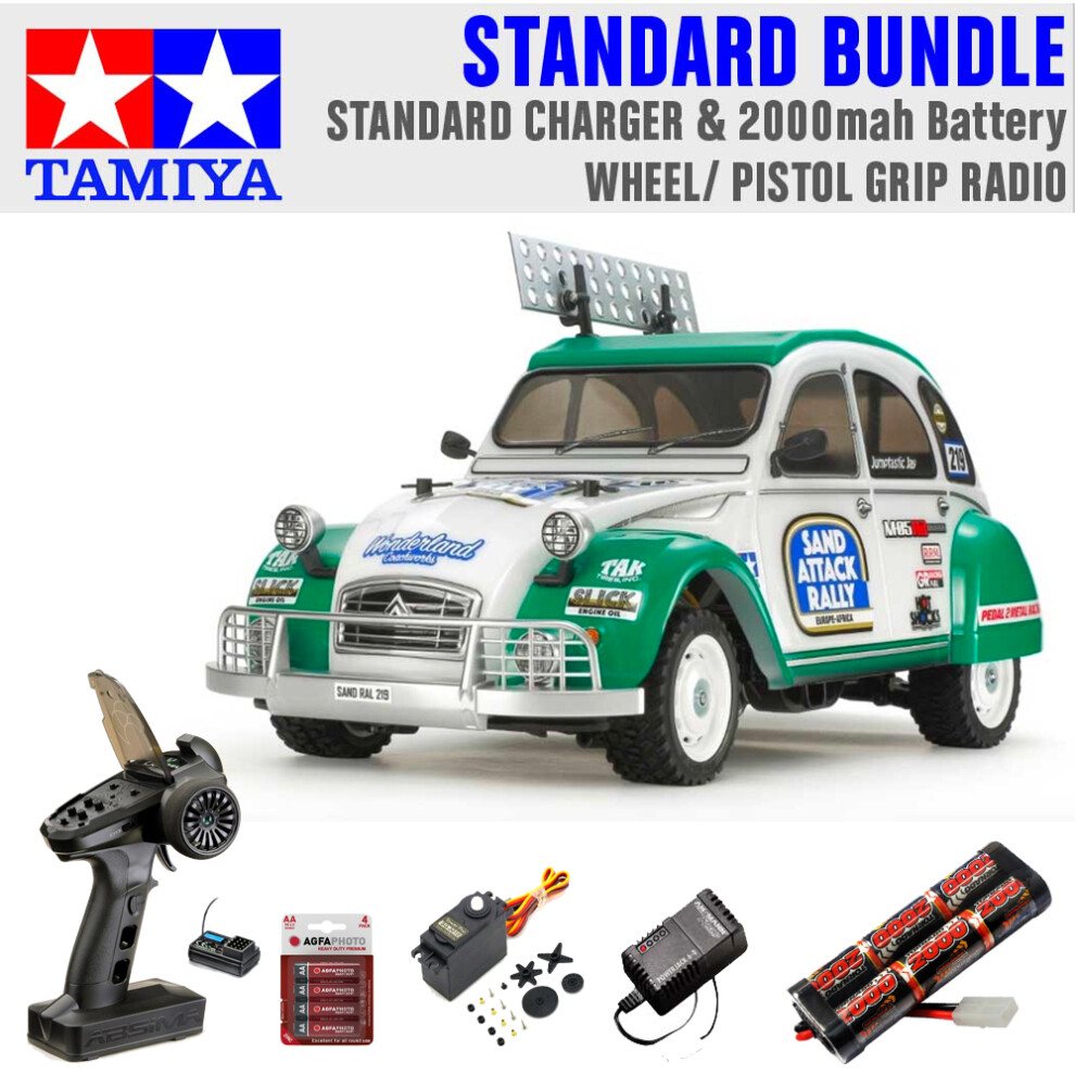 TAMIYA RC Citroen 2CV Rally (M0-5Ra) 58670 1:10 (WITH ESC) Standard Wheel Bundle