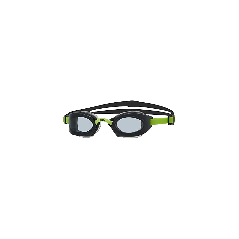 Unisex Ultima Air Swimming Goggles, Lime/Black/Tint Smoke, One Size