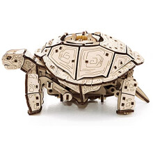 EWA Turtle Top-Grade Plywood 3D Mechanical Model Construction Kit. Pre-Cut Design. DIY Assembly. 269 Pieces. Complexity level 3 out of 5. Suitable for