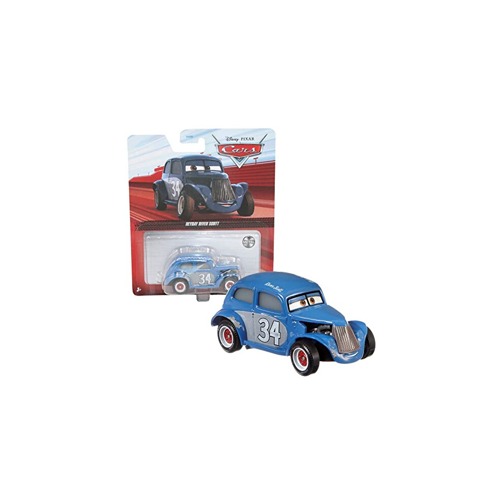 Selection Vehicles Racing Style Disney Cars Die Cast 1:55 Car, Type: Heyday River Scott, DXV29