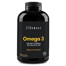 Omega 3 Fish Oil 2000mg, 700mg EPA, 500mg DHA per Daily Serving | 200 High Strength Capsules (3 Month Supply) | Supports Normal Heart Function, Brain