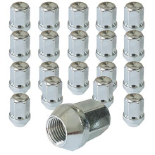 20 Lug nut M14x1,5 tapered closed HEX 19mm 20-KEMUTTER1415GES