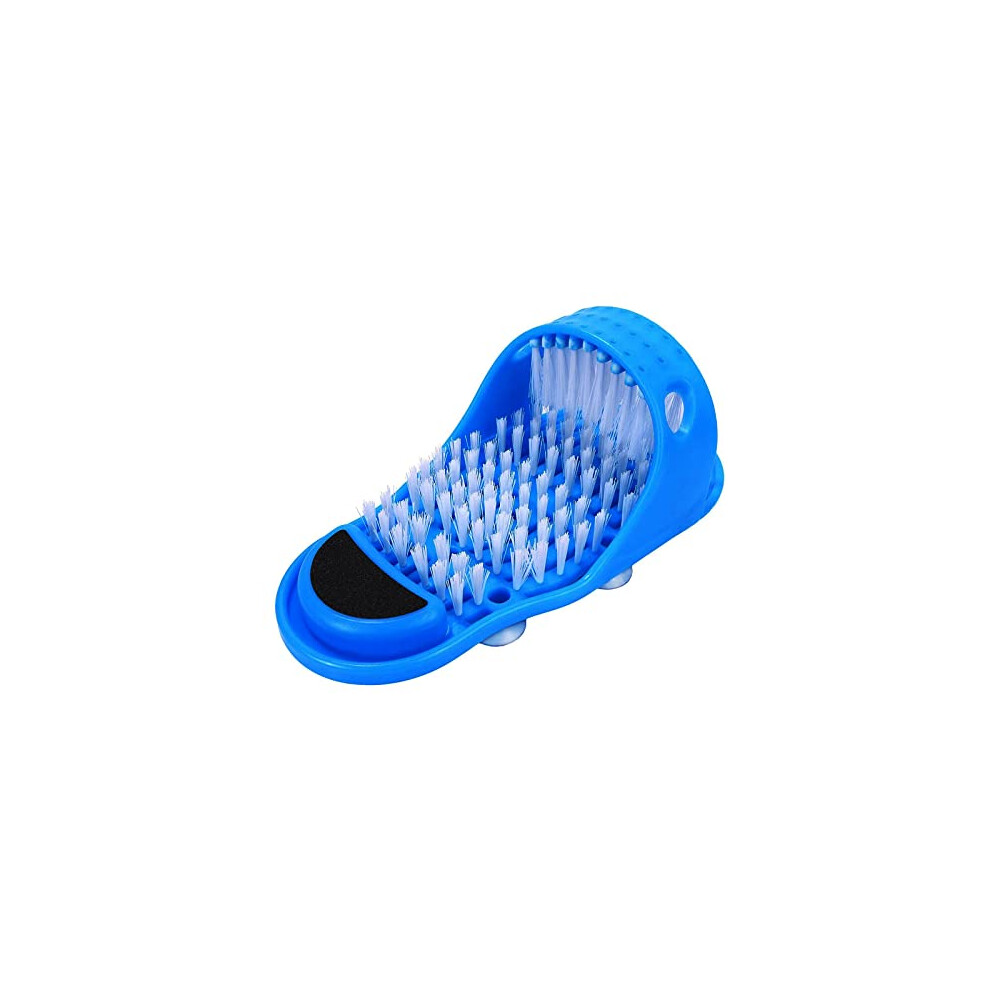 Magic Feet Cleaner, Xfaiz Blue Feet Cleaner Washer Brush Exfoliate Cleaner Bristle Slipper No Bending Foot Massager for Washer Shower Spa Massager-image-OPC-PDWCH8Q-NEW