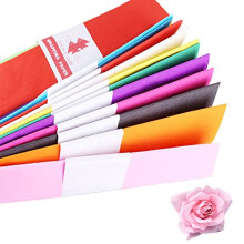 Crepe Paper, 10 Colors Packing Crepe Paper Rolls, 50X100CM Florist Crepe Paper for Crepe Paper Flowers Gift Wrapping Floral Artwork Malleable High