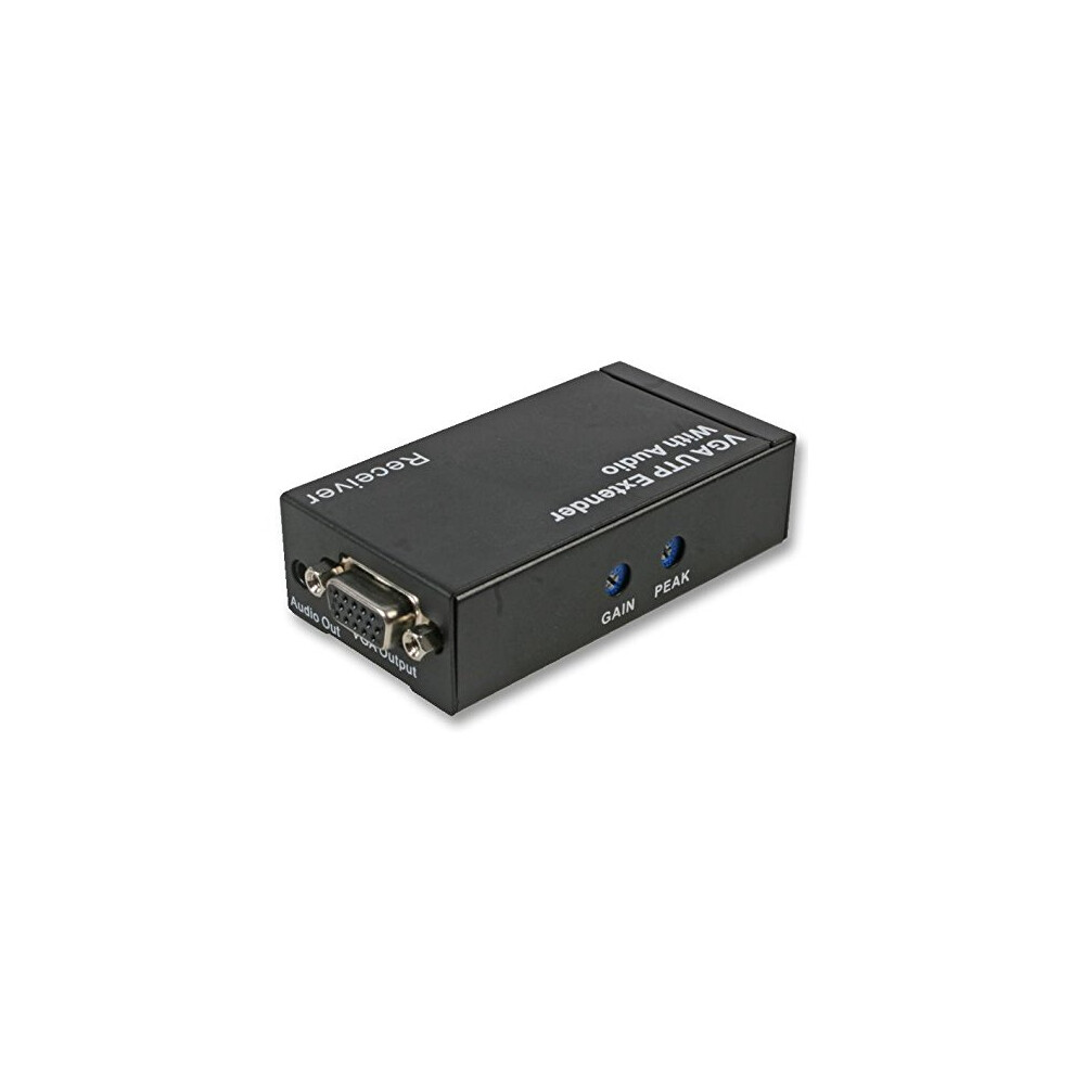 Pro Signal Psg03506 Vga Utp Extender With Audio Receiver Over Cat5 5051259053557