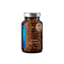 Strong - Black Maca Complex with Tribulus Terrestris, Codyceps Sinensis, L-Arginin, Black Garlic, Fenugreek Seed, Ginseng, Zinc & Selenium - Adaptogen