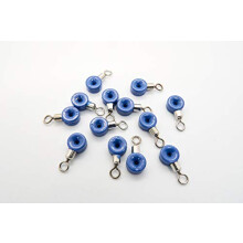 Sea Fishing Rig Making Pulley Swivel/Pulley Clips/Pulley Beads/Sliding Swivels (BLUE) (25)