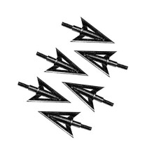 6pcs Stainless Steel Fish Arrow Metal Archery Broadheads 100Grain Traditional Outdoor Hunting Arrows Head
