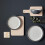 Denby 416040044 Elements Fossil Grey 4 Pc Pasta Bowl Set, 1050ml 2