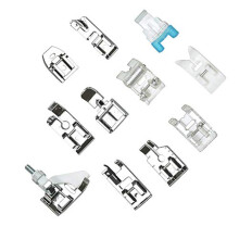 11Pc Presser Foot Set, Sewing Machine Presser Foot Accessories Compatible with Brother JANOME Singer