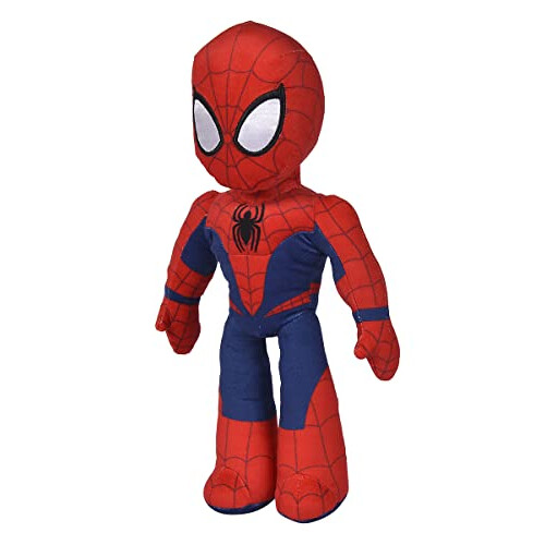Simba Disney Marvel Spiderman Poseable Action Figure 25 cm Soft Toy,Blue,red 1