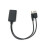 For Bmw E90 E91 E92 E93 Car Auto Bluetooth Radio Aux Cable Adapter Spare Parts 4