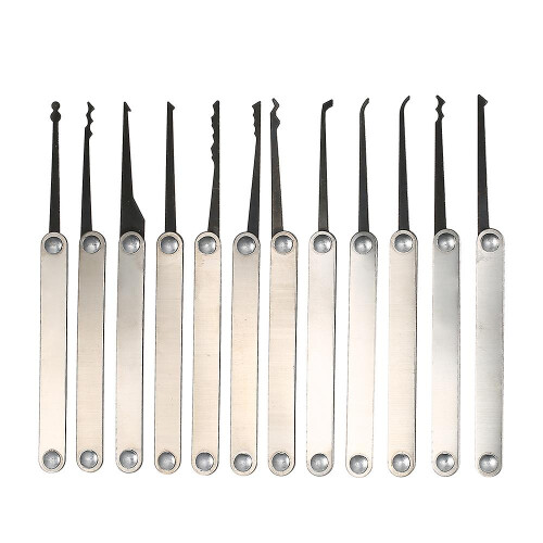 Transparent 15pcs Lock Picking Set Kit Tool With Transparent Practice Training Padlock Lock For Locksmith Beginners And Professional 1