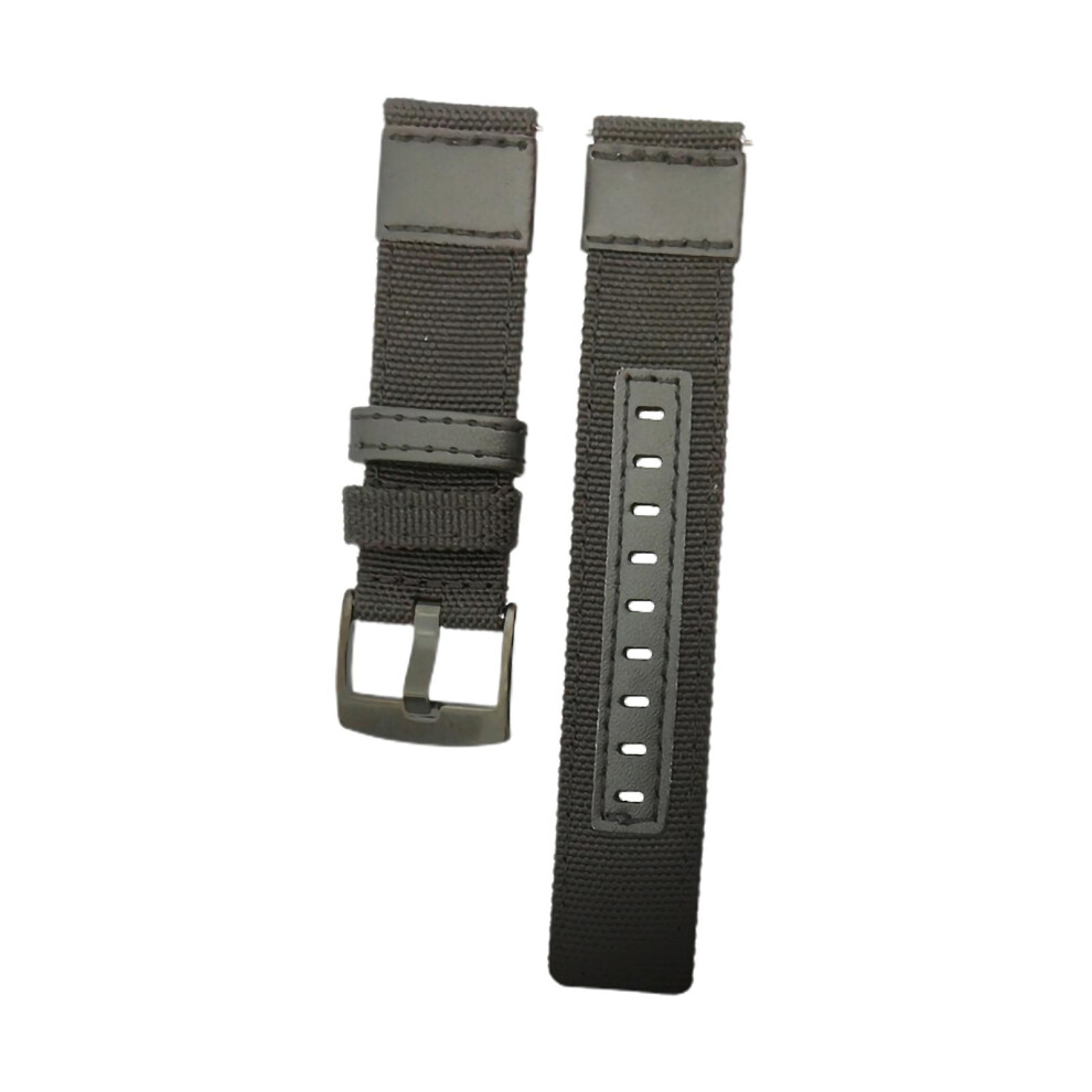 (, 20 Mm) Watch Bracelet Thickened Strong Toughness Quick Release 20Mm/22Mm Universal Nylon Wristwatch Strap Compatible Samsung S3/S2 Black 4814698535265