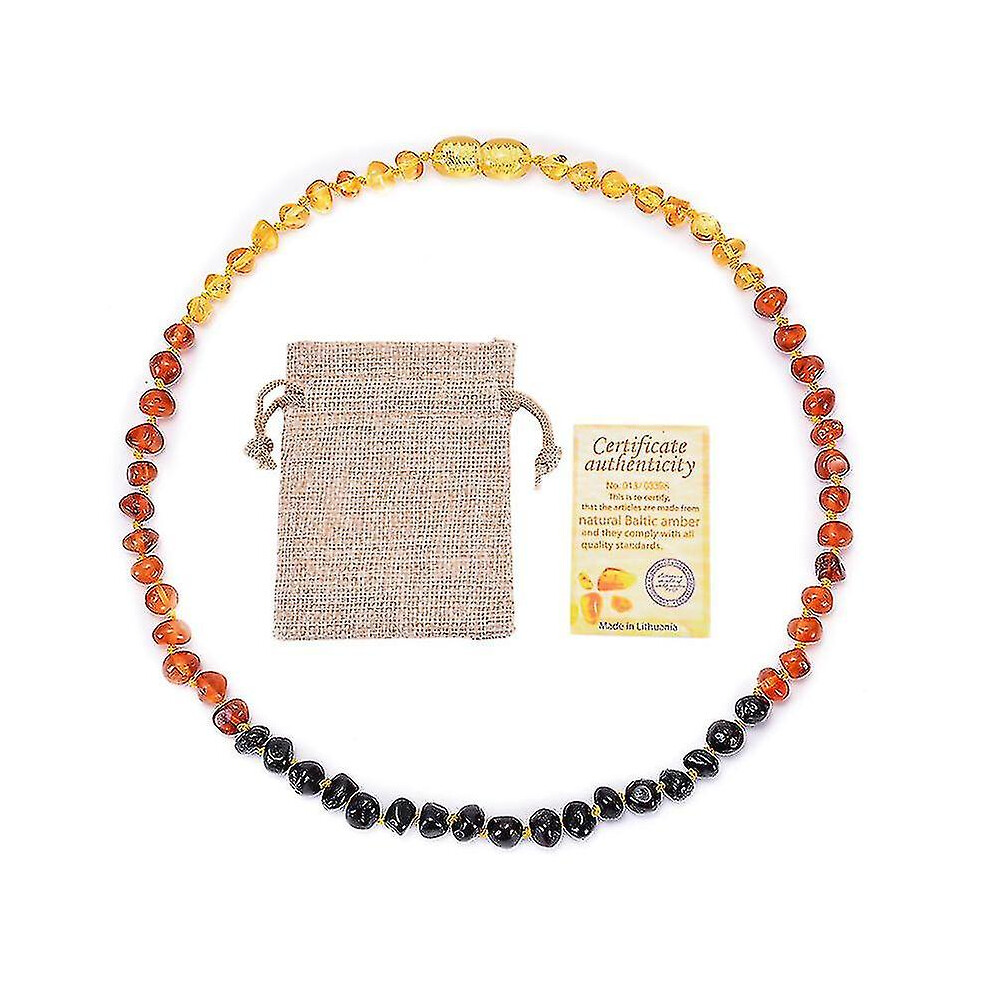 (Baltic Amber-Rainbow, 33cm Baby Necklace) 33cm Baby Necklace