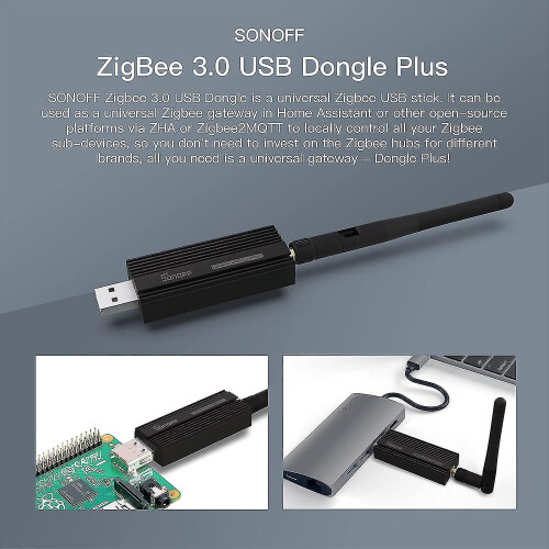Zigbee 3.0 Usb Dongle Plus, Ti Cc2652p Coordinator, Universal Usb Zigbee Hub, Zigbee Gateway For Home Assistant1378 2