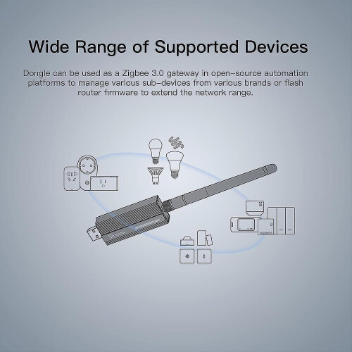 Zigbee 3.0 Usb Dongle Plus, Ti Cc2652p Coordinator, Universal Usb Zigbee Hub, Zigbee Gateway For Home Assistant1378 1