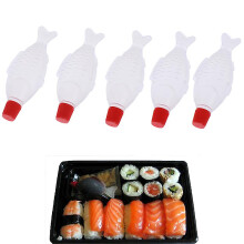 10pcs 4ml Fish Sauce Bottle Sushi Tool Condiment Mustard Dispenser Sauce Cruet Hfmqv