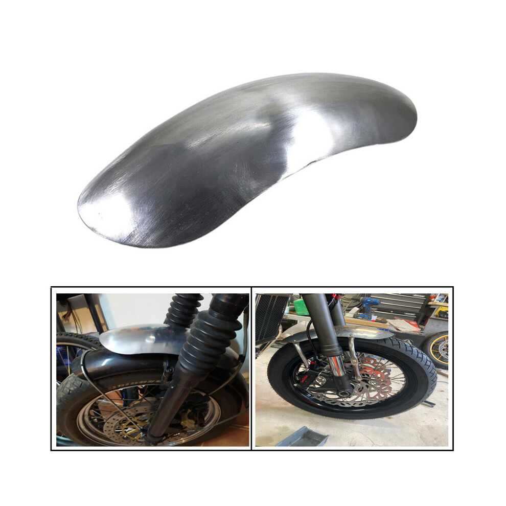 Motorcycle Aluminum Universal Unpainted Short Front Mudguard Fender Mud Guard Custom For Harley Touring Chopper Bobber 8721142173583