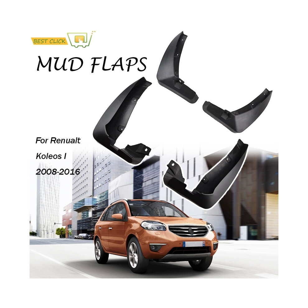 Set Mud Flaps For Renault Koleos 1 2008 - 2016 Mudflaps Splash Guards Mud Flap Mudguards Fender Front Rear 2009 2010 2011 2012 8721142172180