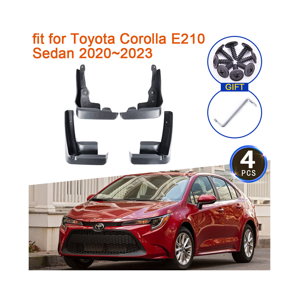 Mudguards For Toyota Corolla E210 210 Sedan Altis Saloon 2023 2022 2021 2020 Accessories Mudflaps Splash Guards Front Rear Wheel 8721142172845