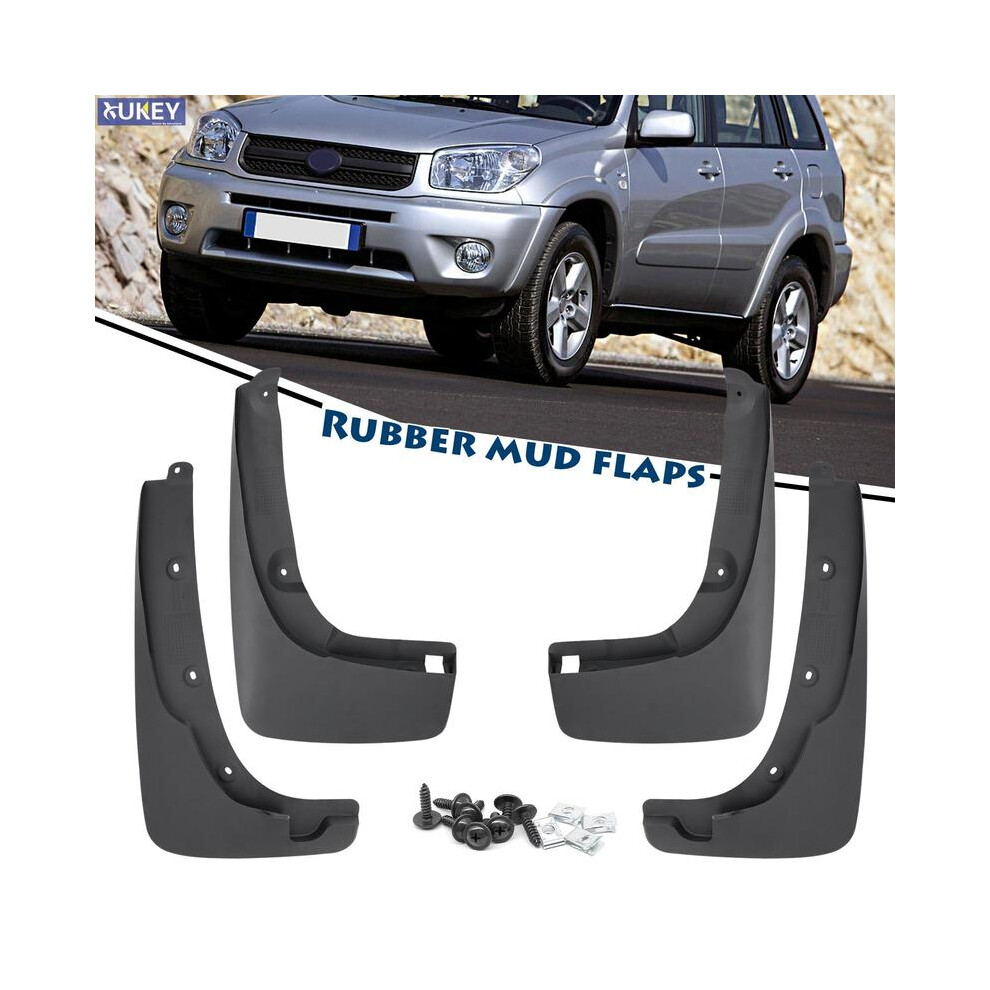 4Pcs Mud Flaps For Toyota Rav4 Xa20 2001-2005 Mudflaps Splash Guards Mud Flap Mudguards Fender 2002 2003 2004 Car Accessories 8721142171114
