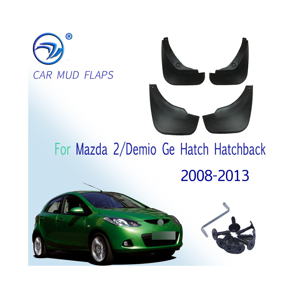Car Mud Flaps For Mazda 2 / Demio Ge Hatch Hatchback 2008-2013 For Fender Splash Guards Mudflaps Mudguard Accessories 8721142171541