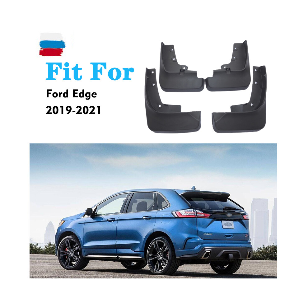 Mudflaps For Ford Edge 2019-2021 Mudguard Fenders Mud Flap Guard Splash Mudguards Car Accessories Auto Styline Front Rear 4Pcs 8721142170551