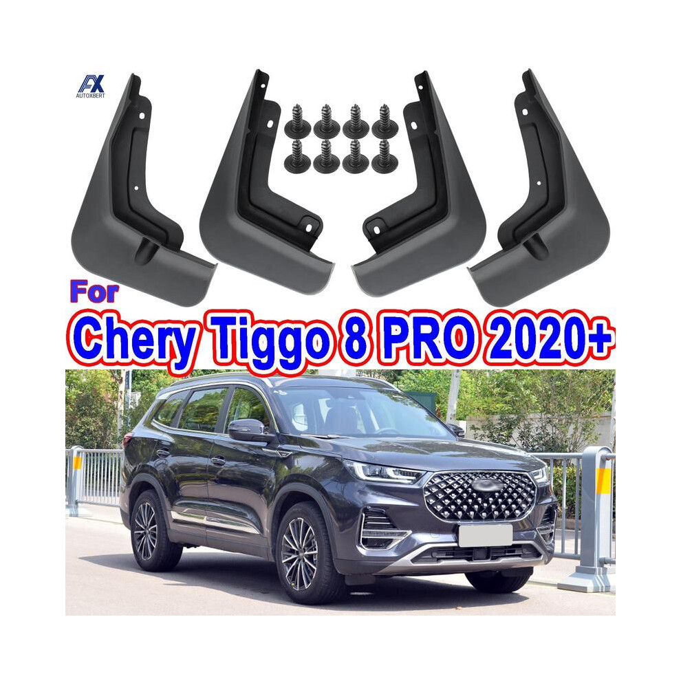 4Pcs For Chery Tiggo 8 Pro Plus 2020 2023 Mudflaps Mud Guards Flaps Splash Guards Mudguards Fender Front Rear Wheel Accessories 8721142170872